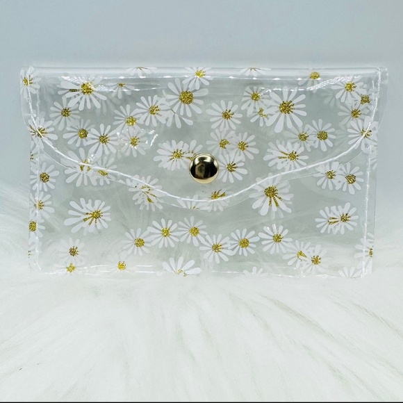 Floral Clear Card Case Wallet Bundle 2 style 2 - Picture 5 of 7